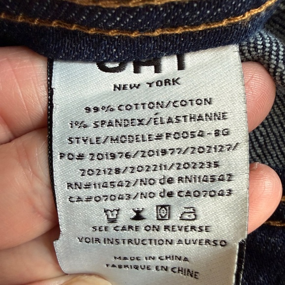 OAT‎ New York Dark Wash Wide Flare Jeans Size 10 - Picture 7 of 7